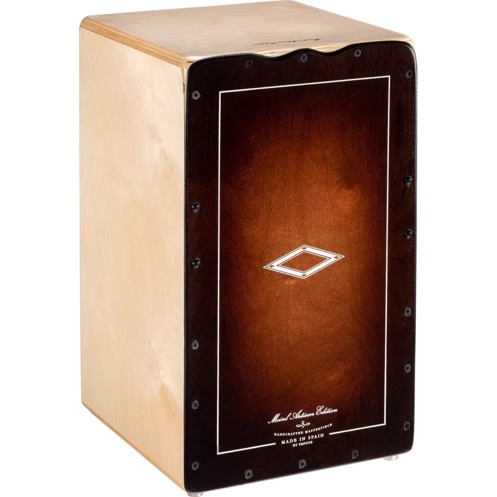 Meinl Artisan Edition Cajon - soleà line, espresso burst frontplate