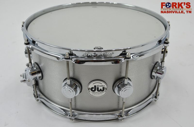DW Collectors 6.5x14 Aluminum Wrinkle Coat Snare Drum