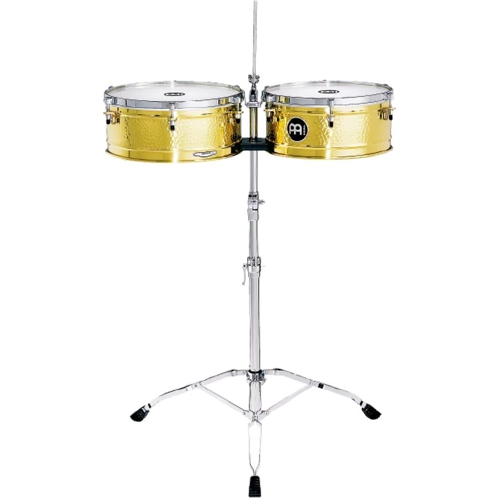 Meinl Artist Series 14&quot; &amp; 15&quot; solid brass timbales, Luis Conte
