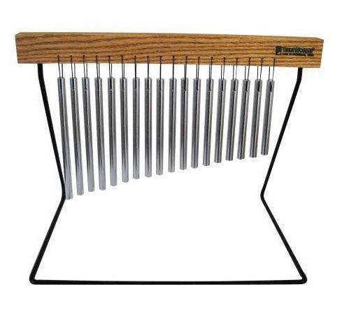 TreeWorks Medium Chime with durable 1/4&quot; hand-bent wire table stand