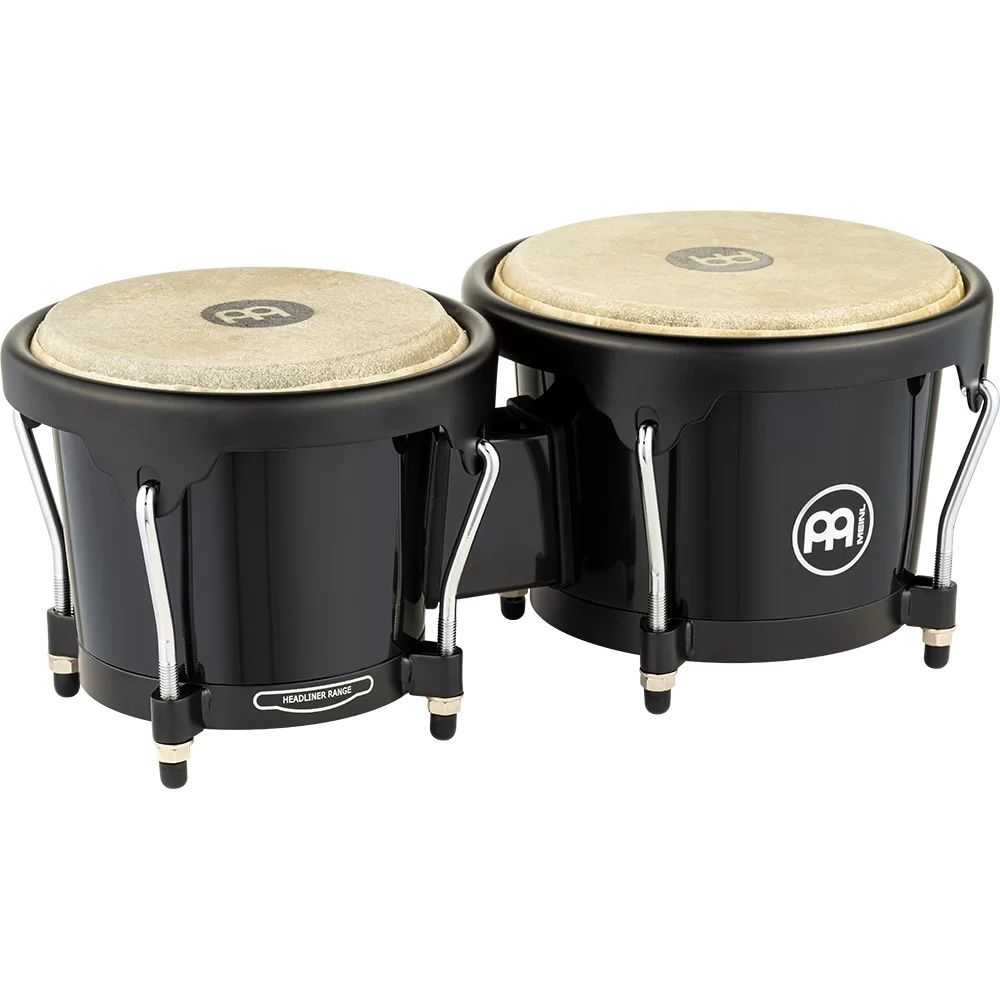 Meinl Headliner 6 1/2&quot; &amp; 7 1/2&quot; abs bongo, black