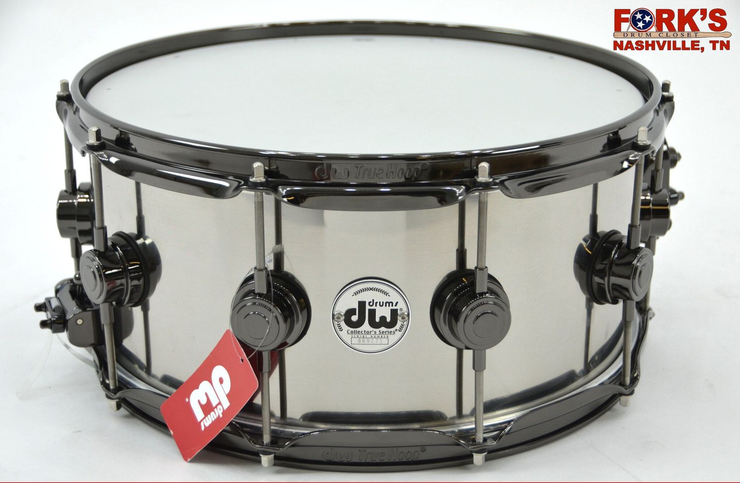 DW Colllecotrs 6.5x14 Black Ti Snare Drum