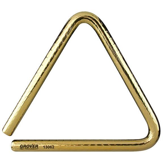 Grover 7&quot; Bronze-Pro Hammered Triangle