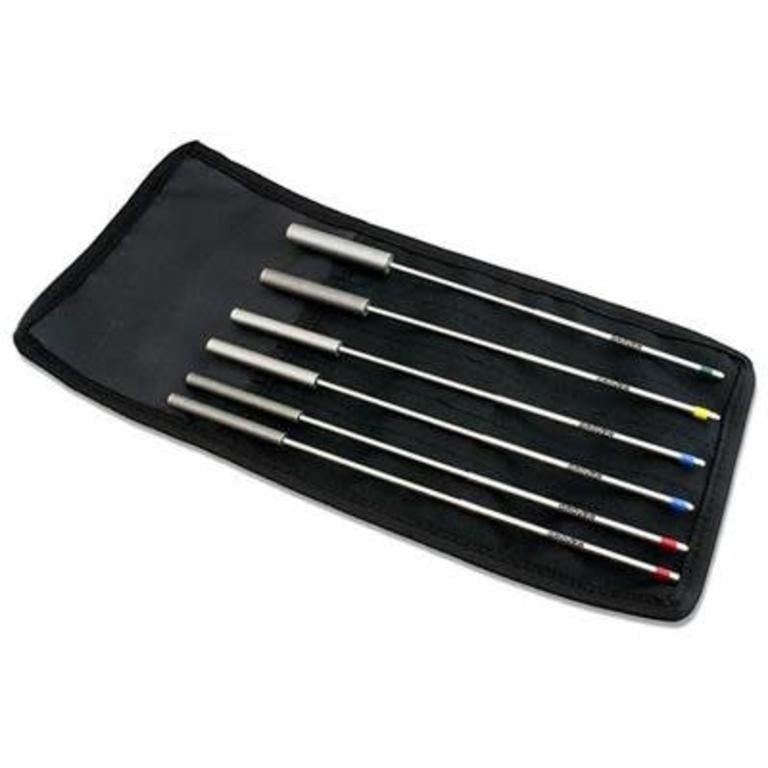 Grover Deluxe Tubular  beater set  (6pc) w/ case