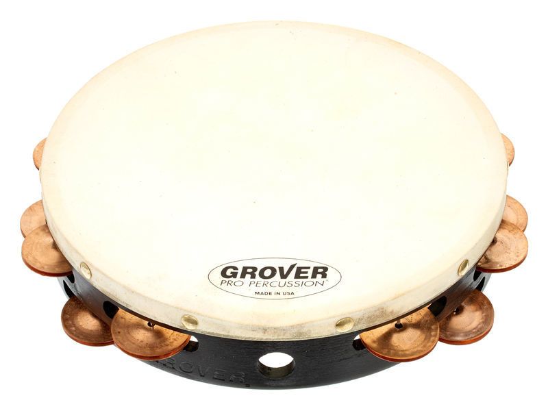 Grover 10&quot; Double row, Phosphor Bronze jingles
