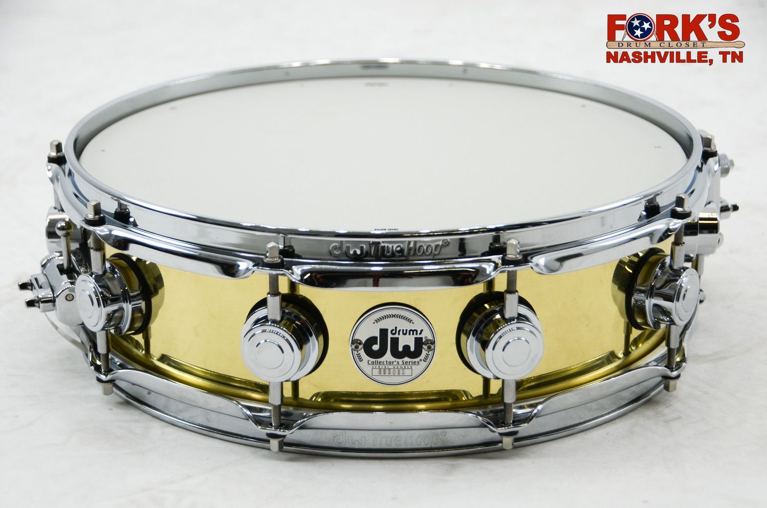 DW Collectors 4x14 Bell Brass Snare Drum