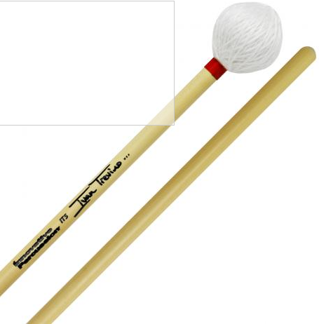IP MEDIUM BRIGHT MARIMBA MALLETS - WHITE CORD - RATTAN