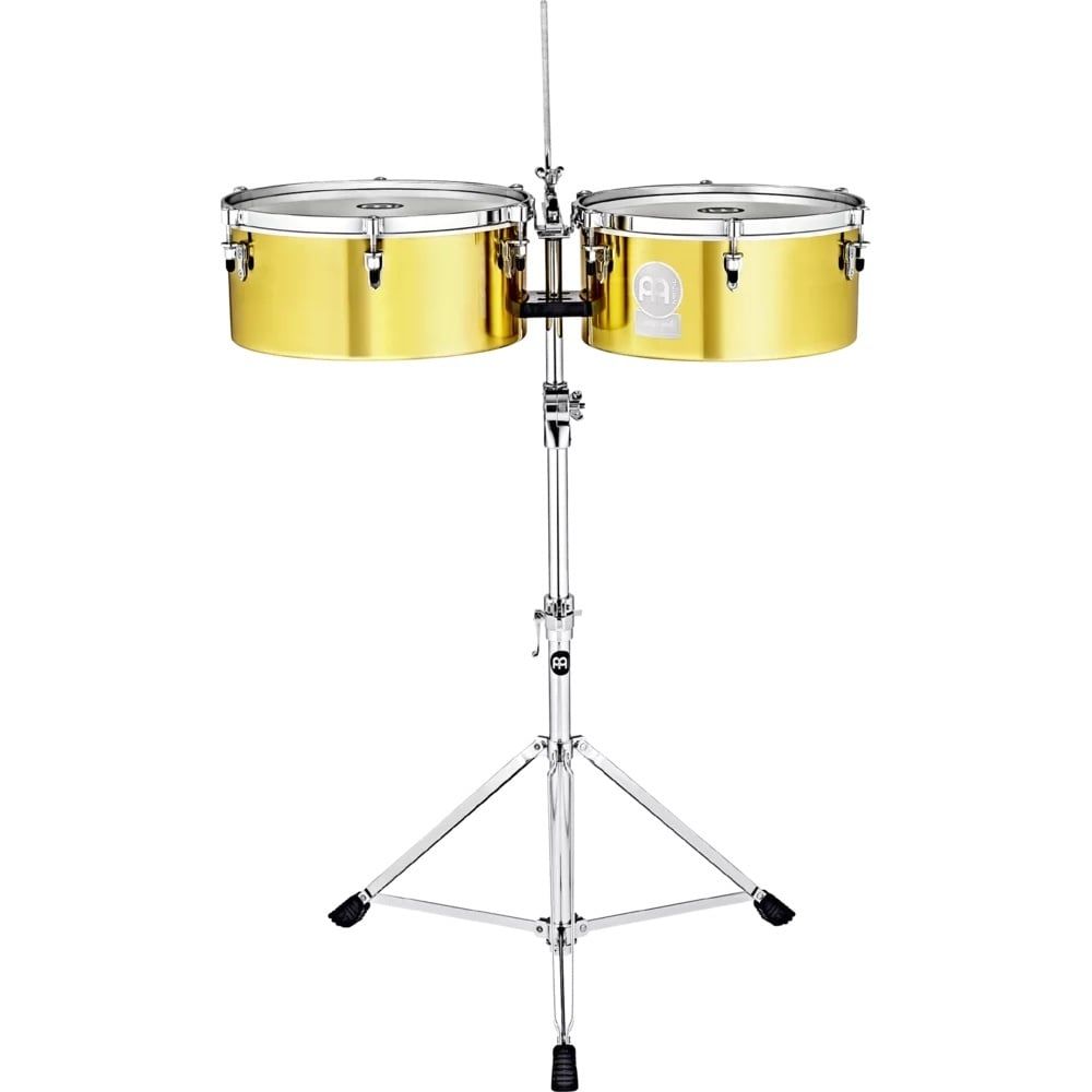 Meinl Artist Series 14&quot; &amp; 15&quot; solid brass timbales, Diego Galè