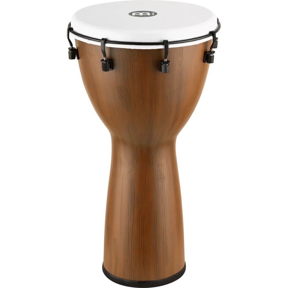 Meinl Percussion 12&quot; Alpine Series Djembe, Synthetic Head, Barnwood