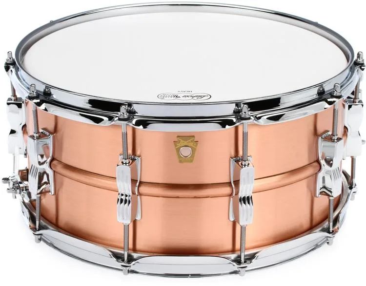 Ludwig 6.5 x 14 Acro Copper Snare Drum