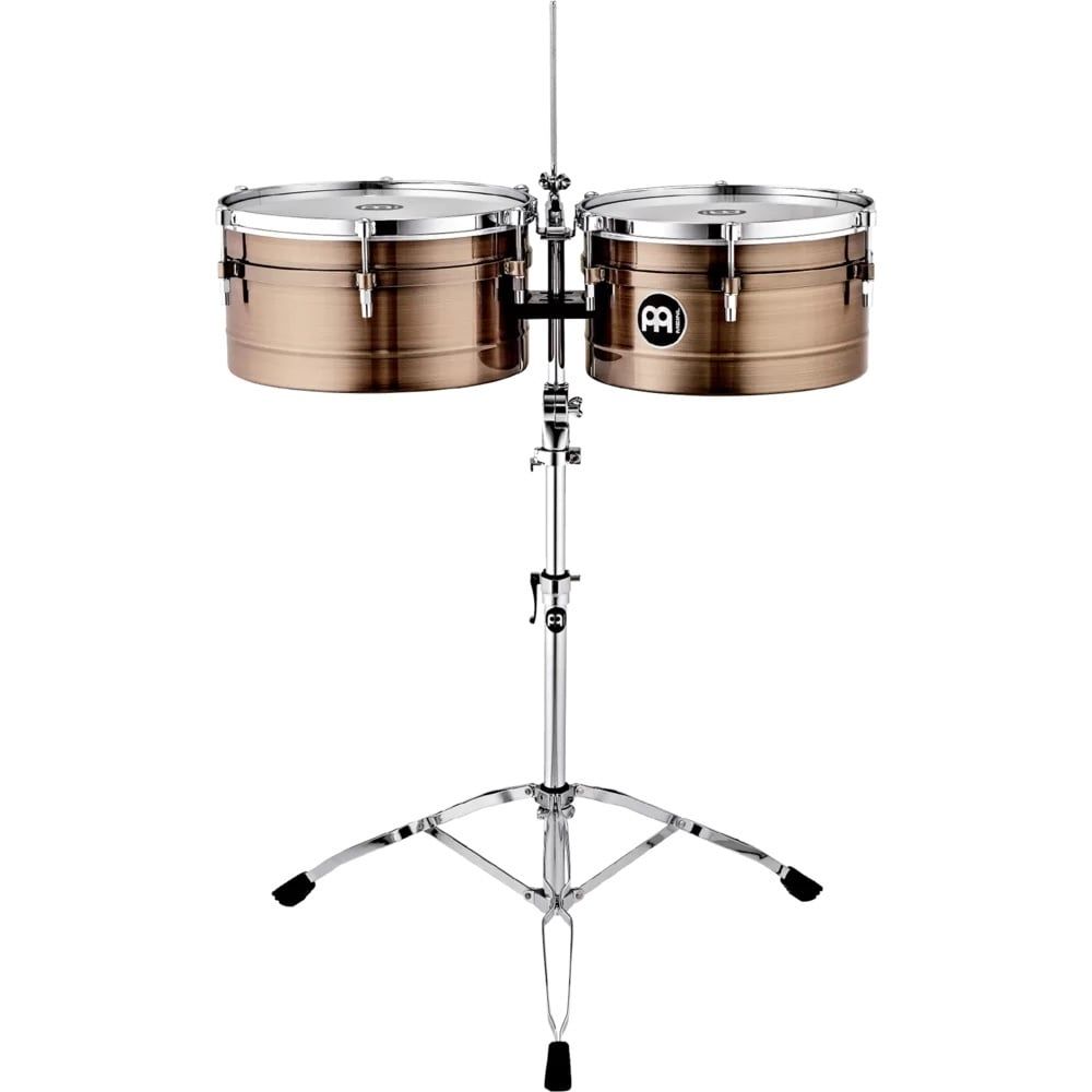 Meinl Artist Series 14&quot; &amp; 15&quot; antique bronze timbales, Amadito Valdes
