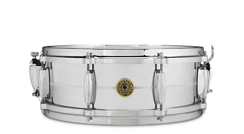 Gretsch USA 5x14 Chrome Over Brass Snare Drum