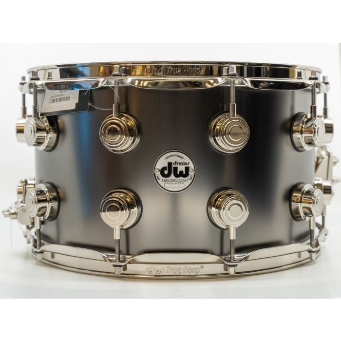DW Collectors 8x14 Satin Black over Brass w/ Nickel Hardware