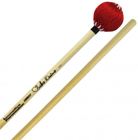 IP MEDIUM HARD MARIMBA MALLETS - RED CORD - RATTAN