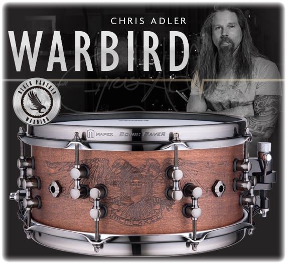 Mapex Black Panther Design Lab Artist “Chris Adler” 5.5x12 Snare Drum