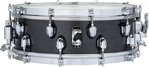 Mapex Black Panther Design Lab Equinox 5x14 Snare Drum - Flat Black”