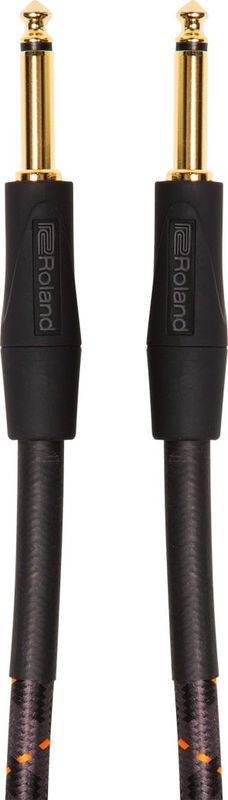 Roland 10ft Instrument Cable, Straight/Straight 1/4" jack - Gold Series