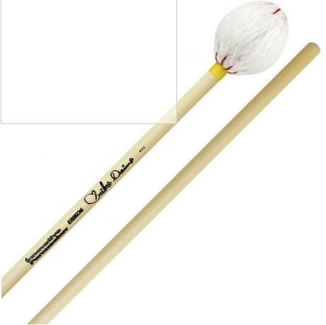 IP HARD MARIMBA MALLETS - WHITE YARN - RATTAN