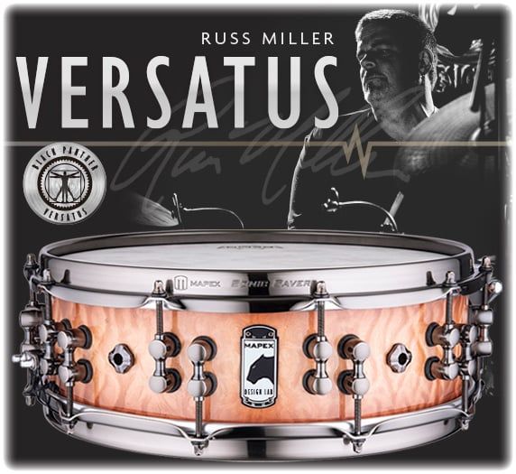 Mapex Black Panther Design Lab Artist “Russ Miller” 4.625x14 Snare Drum - &quot;Versatus&quot;