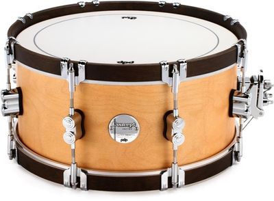 PDP Concept Classic 6.5x14 Snare Drum - “Natural/Walnut Hoops”