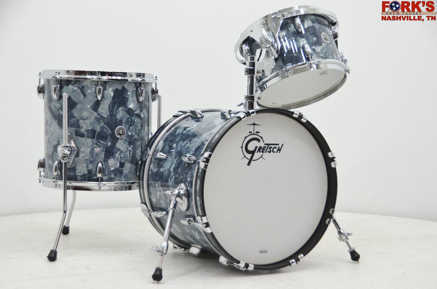 Gretsch Brooklyn 3 pc Drum Kit - &quot;Abalone Nitron&quot;