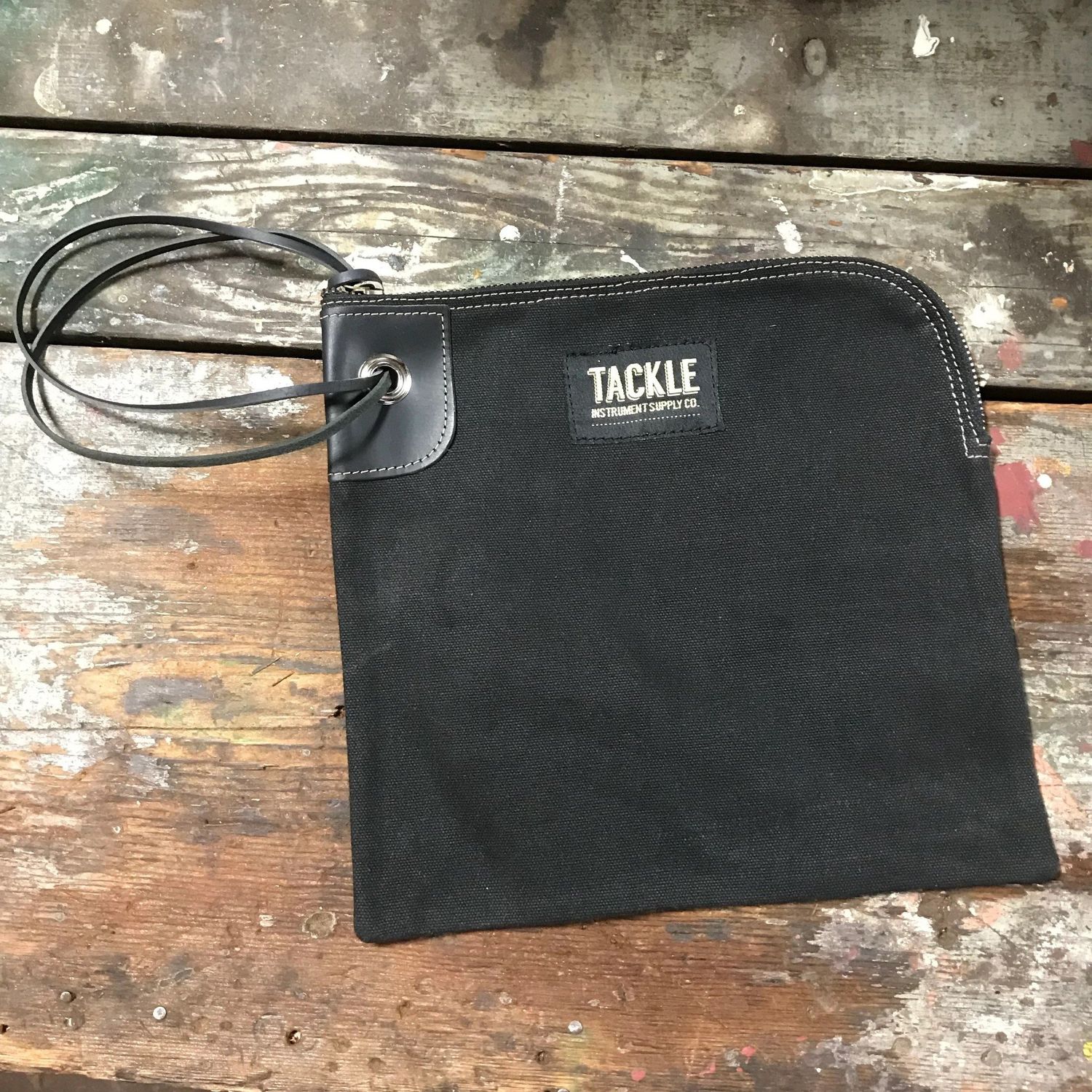 Tackle Instrument Supply, Zippered Accessory Bag - Black