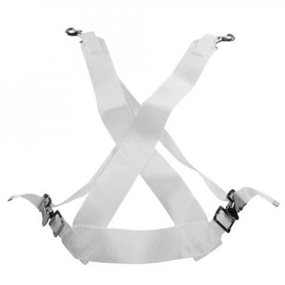 Ludwig Bass Drum / Tenor Drum Sling - White