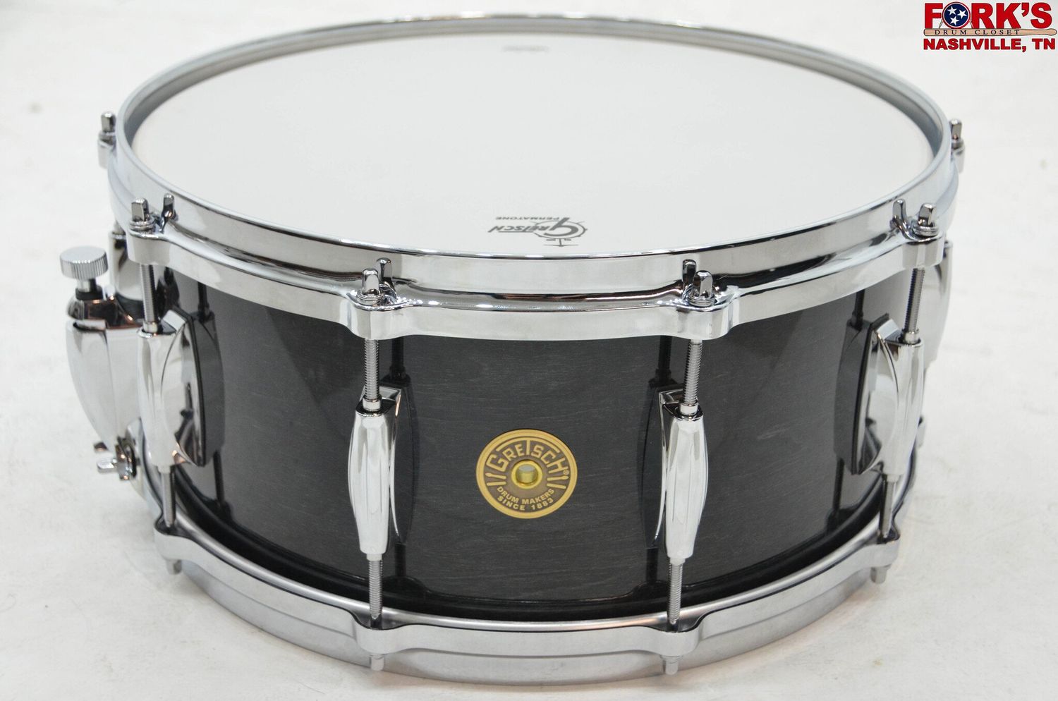 Gretsch &quot;Ridgeland&quot; 6.5x14 Snare Drum - &quot;Ebony Gloss&quot;