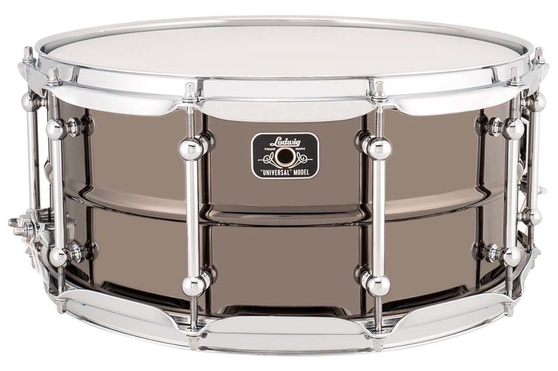 Ludwig 8X14 Universal Brass Snare Drum With Chrome Hardware