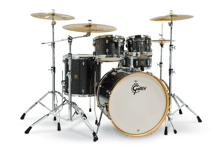 Gretsch Catalina Maple 5pc Drum Kit - “Black Stardust” (22/10/12/16/14SN)