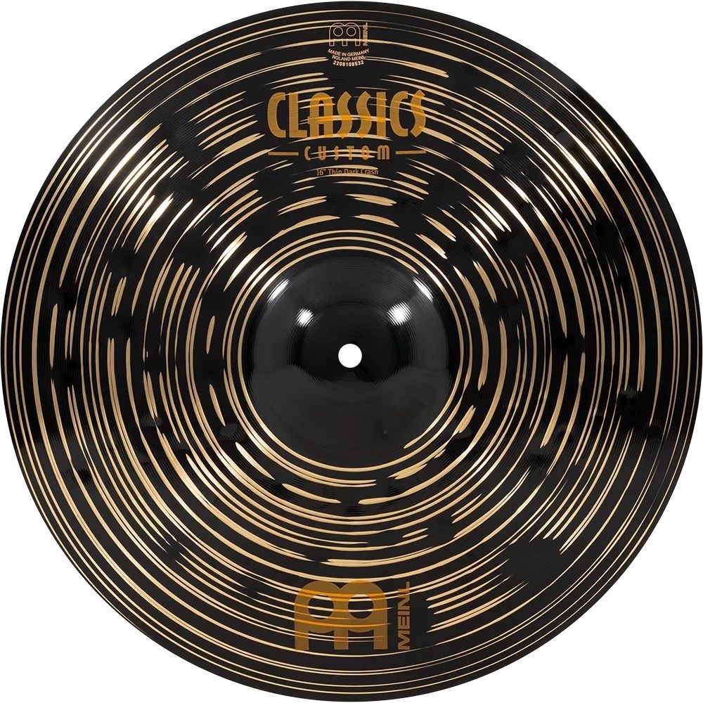 Meinl 16&quot; Classics Custom Dark Thin Crash Cymbal