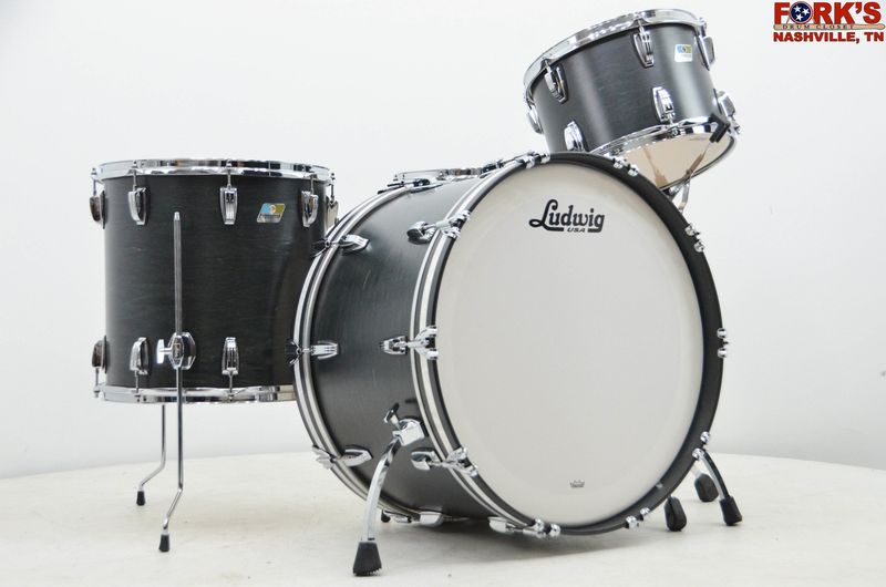 Ludwig Legacy 4pc Drum Kit - &quot;Satin Charcoal&quot;