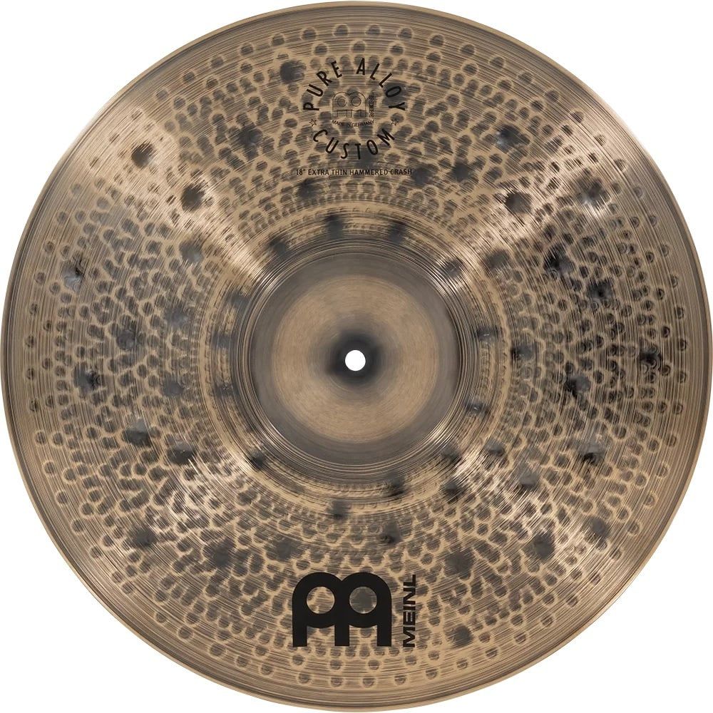 Meinl 18&quot; Pure Alloy Custom Extra Thin Hammered Crash Cymbal