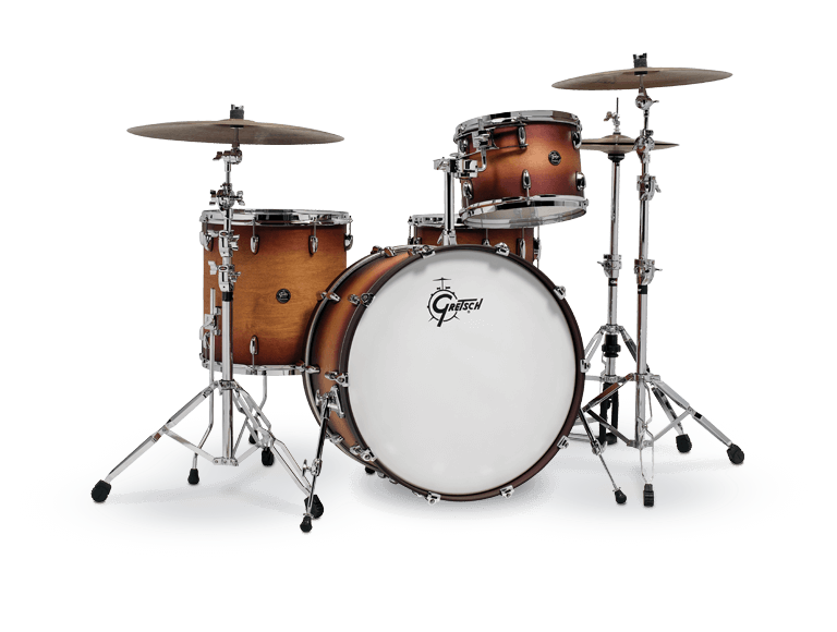Gretsch Renown 3pc Drum Kit - “Satin Tobacco Burst” (24/13/16)
