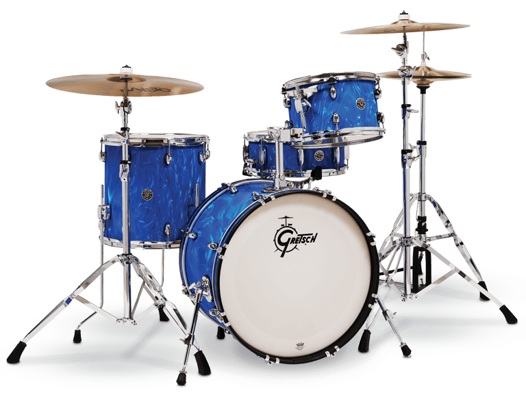 Gretsch Catalina Club 4pc Drum Kit - “Blue Satin Flame” (20/12/14/14SN)