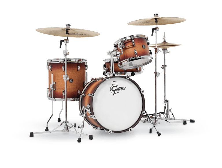 Gretsch Renown 4pc Drum Kit - “Satin Tobacco Burst” (18/12/14/14sn)