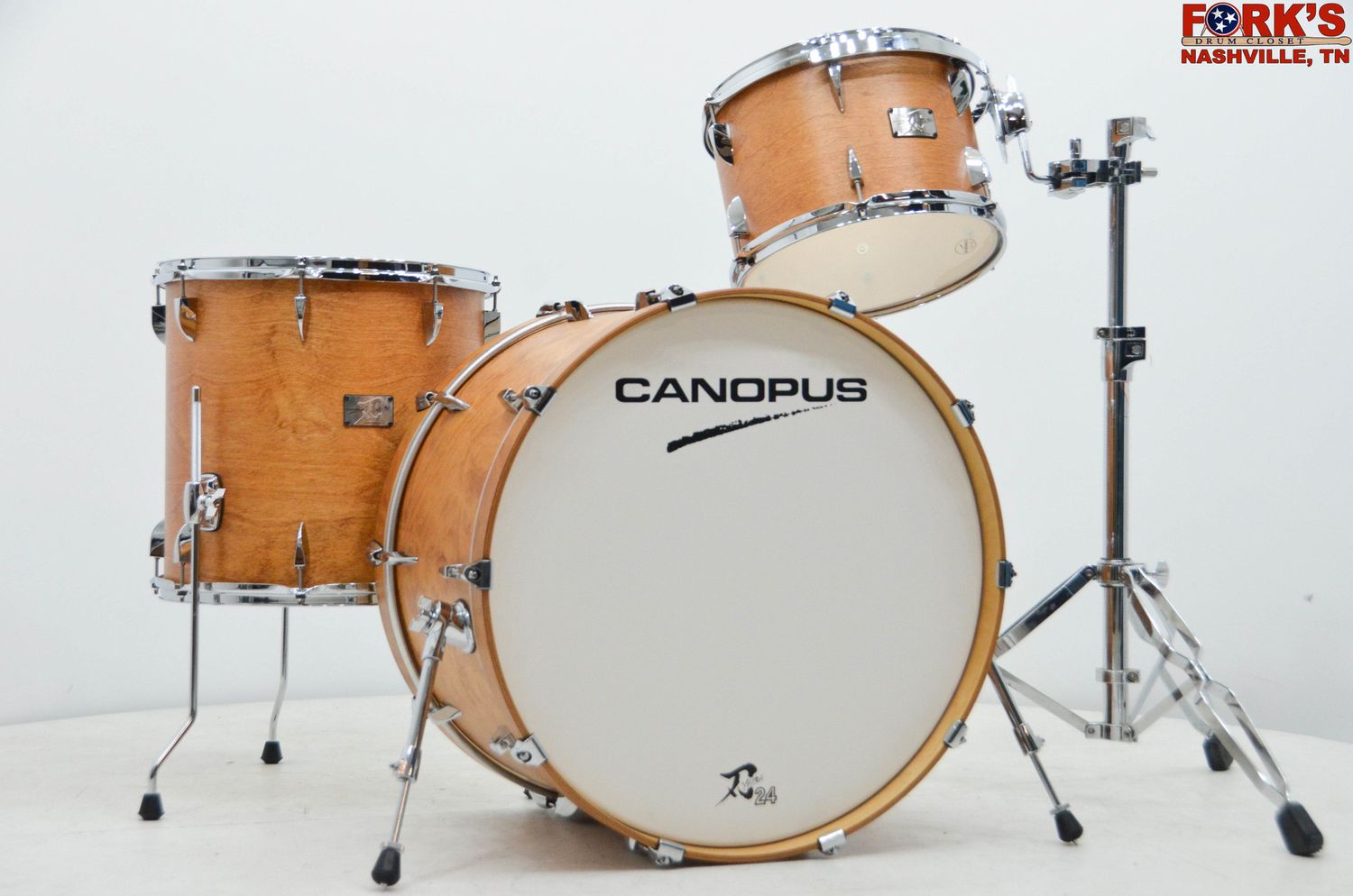 Canopus Yaiba 3pc Drum Kit - &quot;Natural Matte Lacquer&quot;