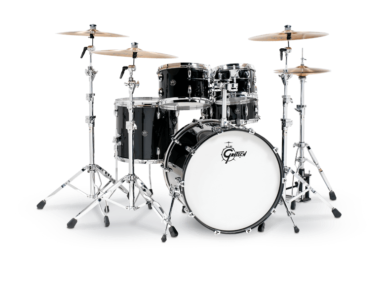 Gretsch Renown 5pc Drum Kit - “Piano Black” (22/10/12/16/14sn)