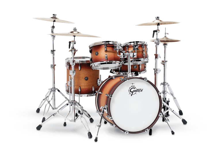 Gretsch Renown 4pc Drum Kit - “Satin Tobacco Burst” (20/10/12/14)