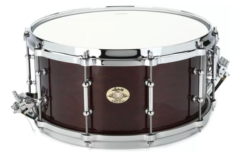 Ludwig 6.5 x 14 Mahogany Concert Snare Drum