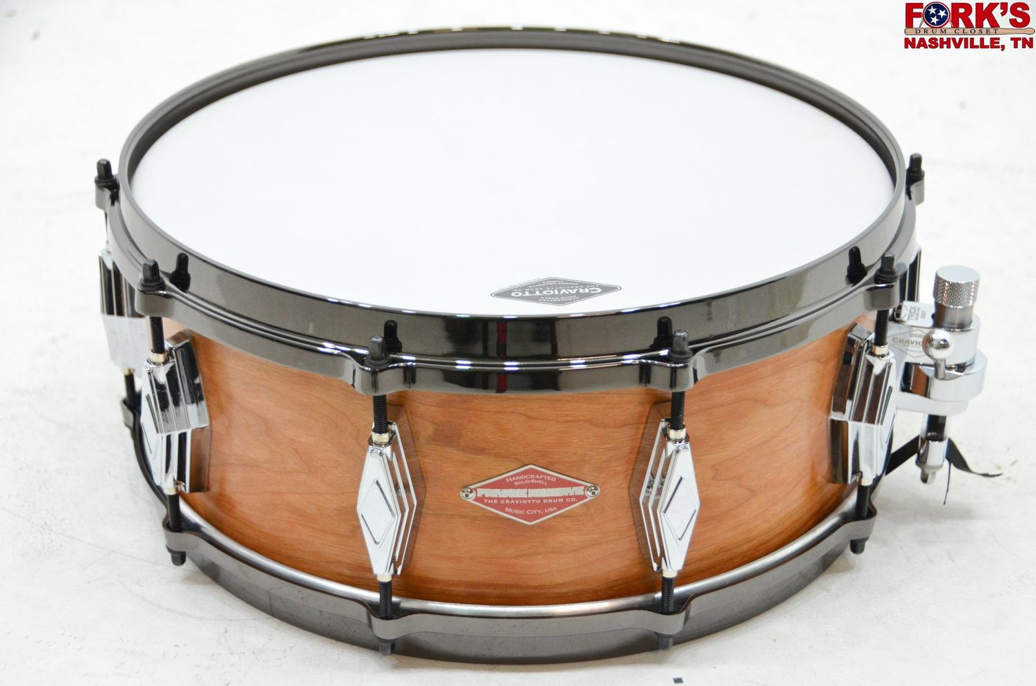 Craviotto Builders Choice Private Reserve 5.5x14 Cherry Snare Drum