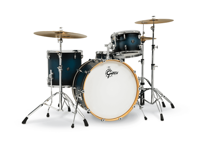Gretsch Renown 3pc Drum Kit - “Satin Antique Blue Burst” (24/13/16)