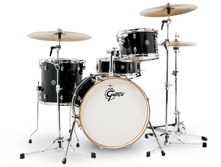 Gretsch Catalina Club 4pc Drum Kit - “Piano Black” (20/12/14/14SN)