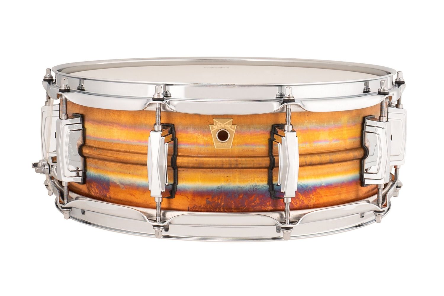 Ludwig 5X14 Bronzephonic Snare Drum / Imperial Lugs / Raw Shell