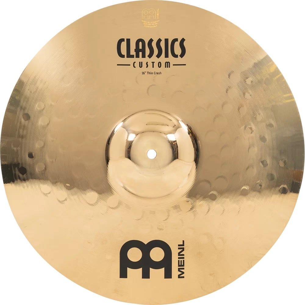 Meinl 16&quot; Classics Custom Brilliant Thin Crash Cymbal