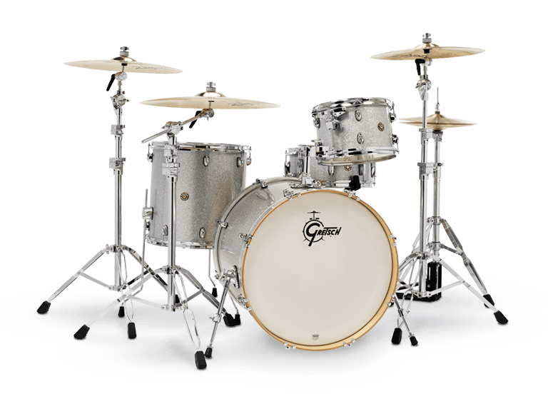 Gretsch Catalina Maple 4pc Drum Kit - “Silver Sparkle” (22/12/16/14)