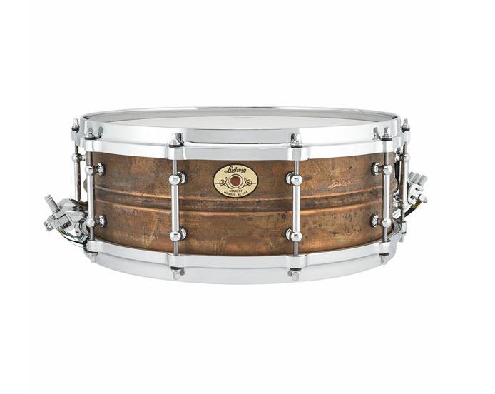 Ludwig 5 x 14 Natural Copper Concert Snare Drum