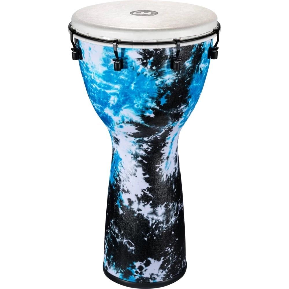 Meinl Percussion 12&quot; Alpine Series Djembe, Synthetic head, Galactic Blue Tie Dye