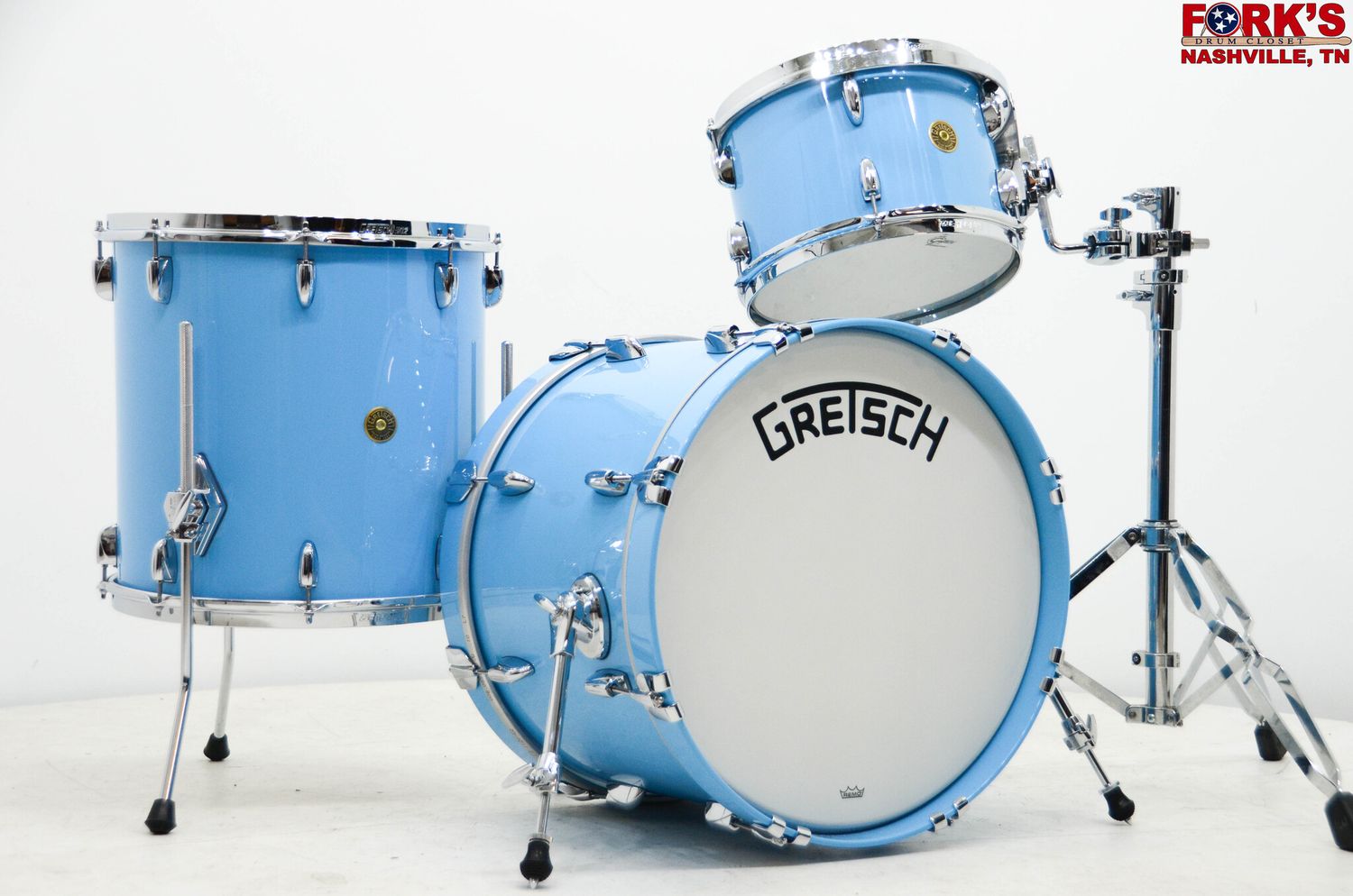 Gretsch Broadkaster 3pc Drum Kit - &quot;Powder Blue&quot;