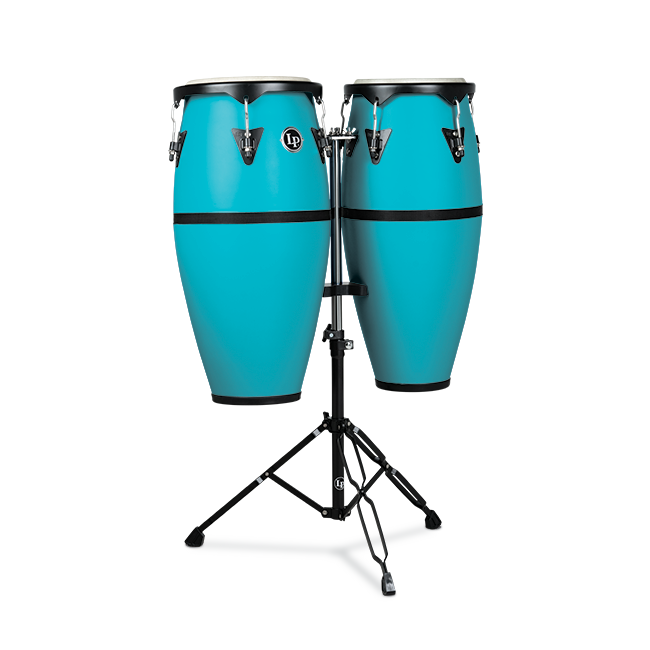 LP 10-11 DISCOVERY CONGA SET W/STD - SEA FOAM